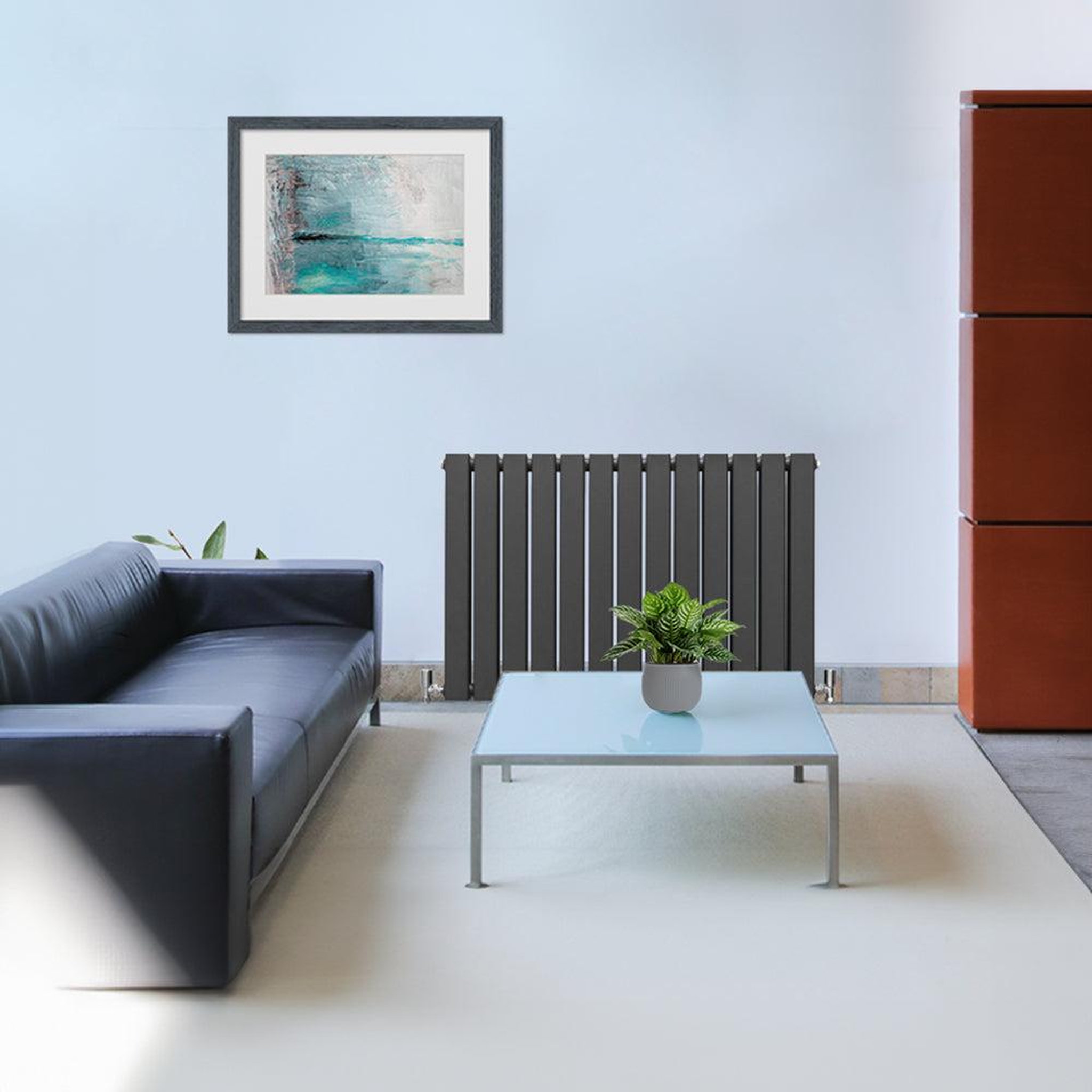 Voir la diapositive 2 : MONSTERSHOP Radiateur plat à 2 panneaux - 600 x 910 mm