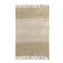 Voir la diapositive 3 : FUTURE HOME Tapis déco à franges en jute et coton 60x120cm