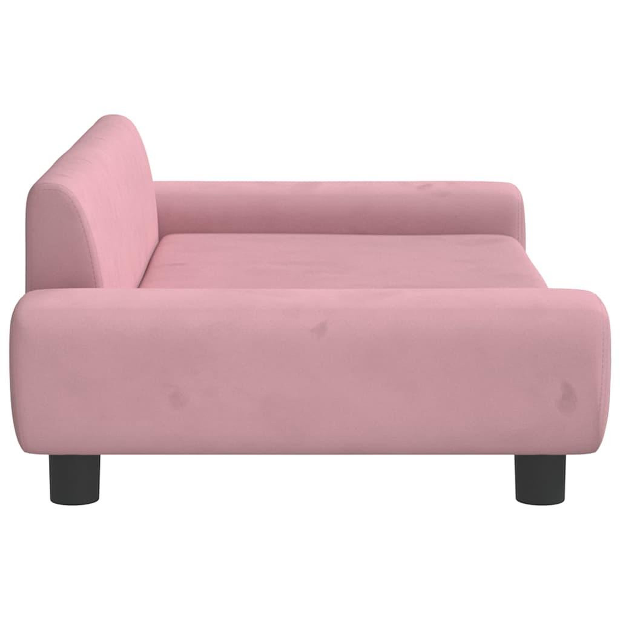 Voir la diapositive 4 : VIDAXL Lit pour chien rose 100x54x33 cm velours