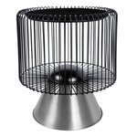 Paris Prix Table d'Appoint Design  Malibu  56cm Noir