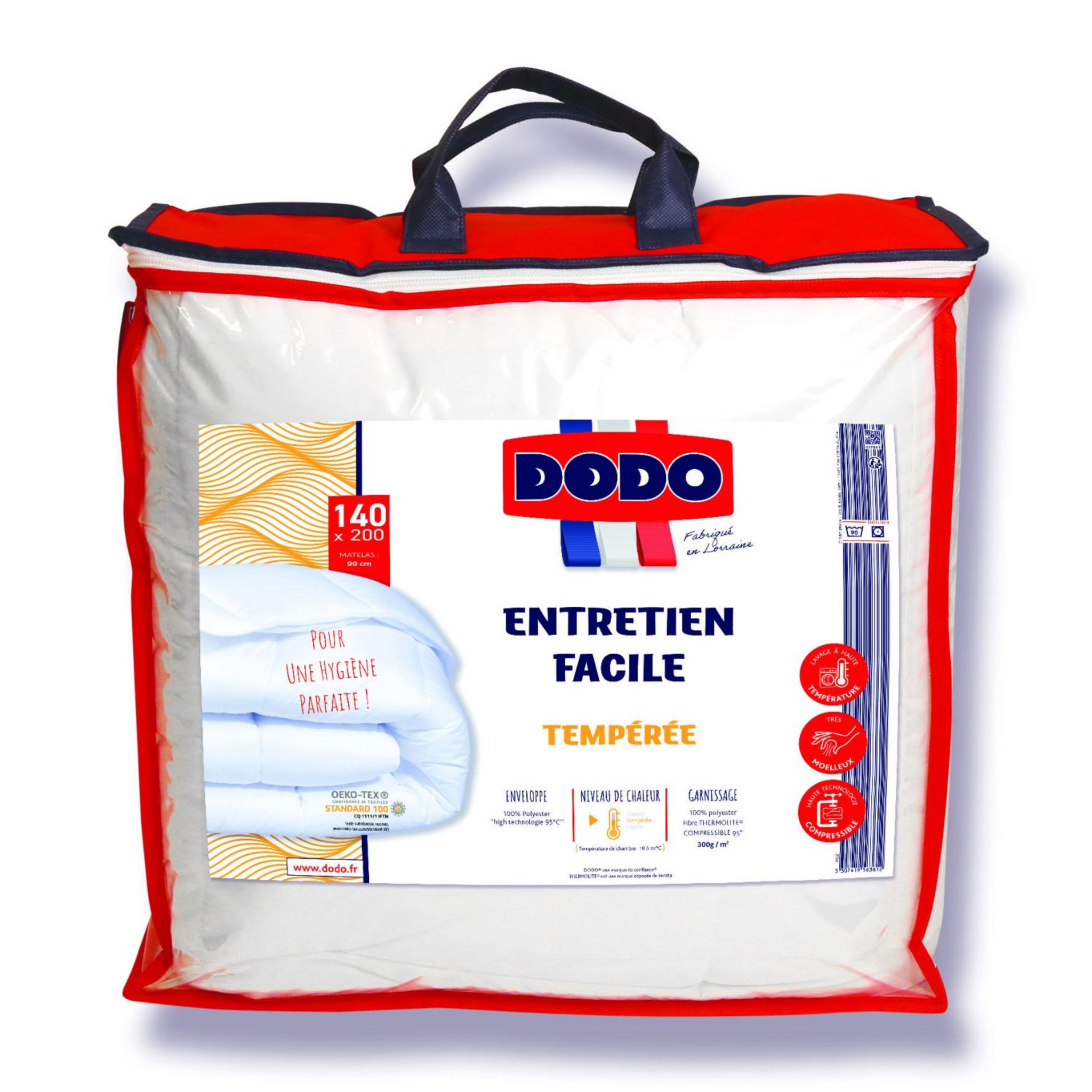 Couette Microfibre Tempérée VERTBAUDET 140x200 - Tog 7 - Garnissage Recyclé - Lavable 60°C - 6