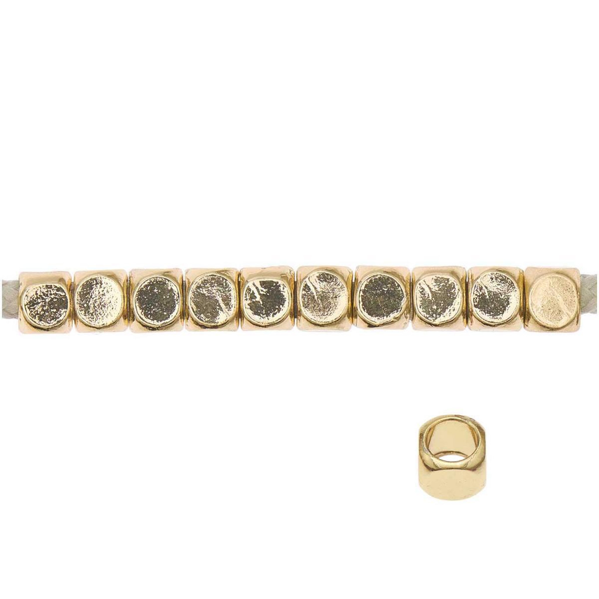 Voir la diapositive 3 : RICO DESIGN Itoshii pack 20 perles Ponii cube dore