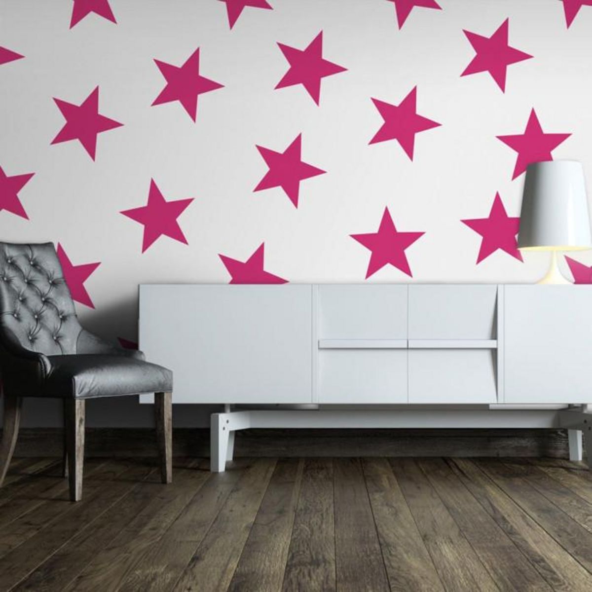 Paris Prix Papier Peint  Pink Star