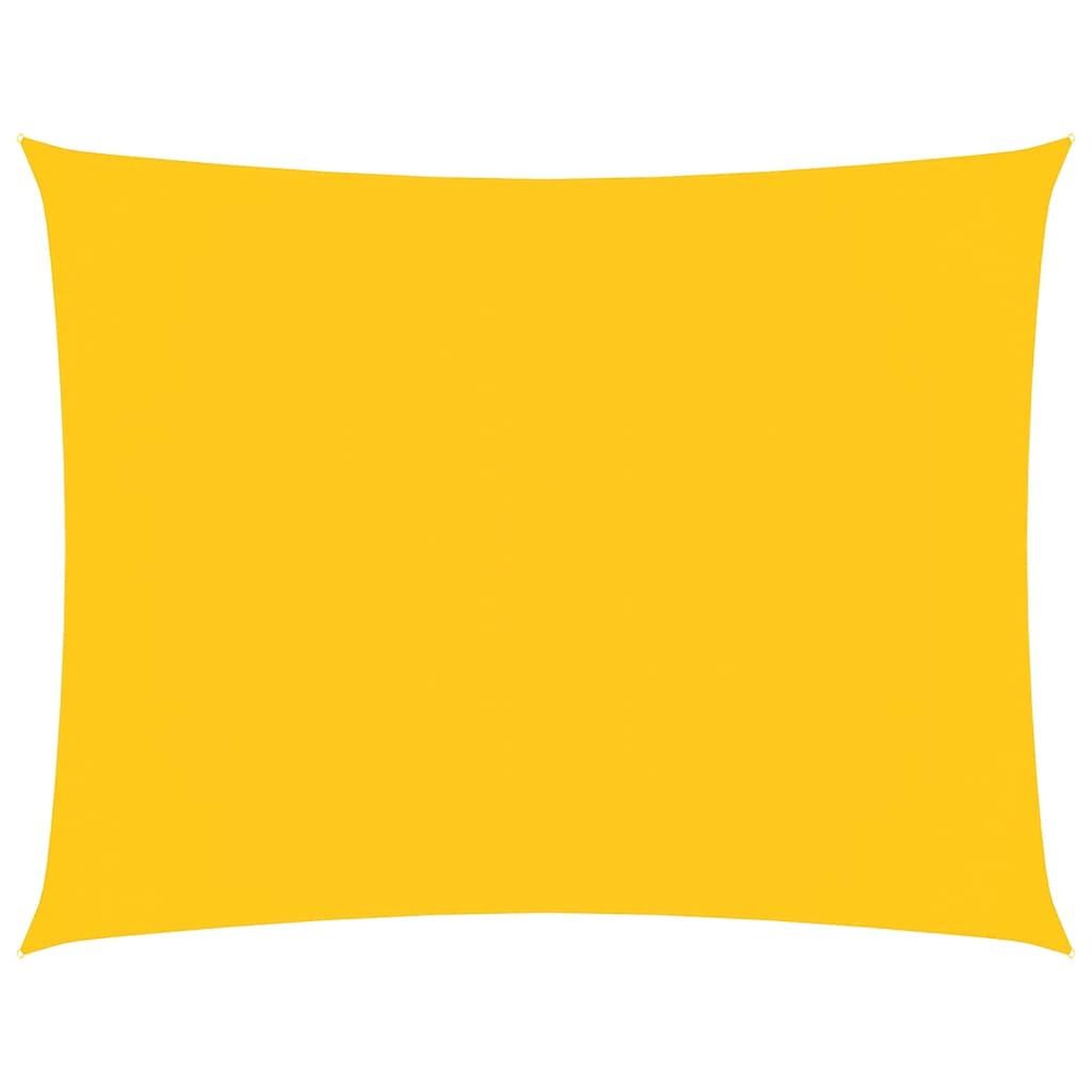 Voir la diapositive 2 : VIDAXL Voile de parasol tissu oxford rectangulaire 2,5x4 m jaune