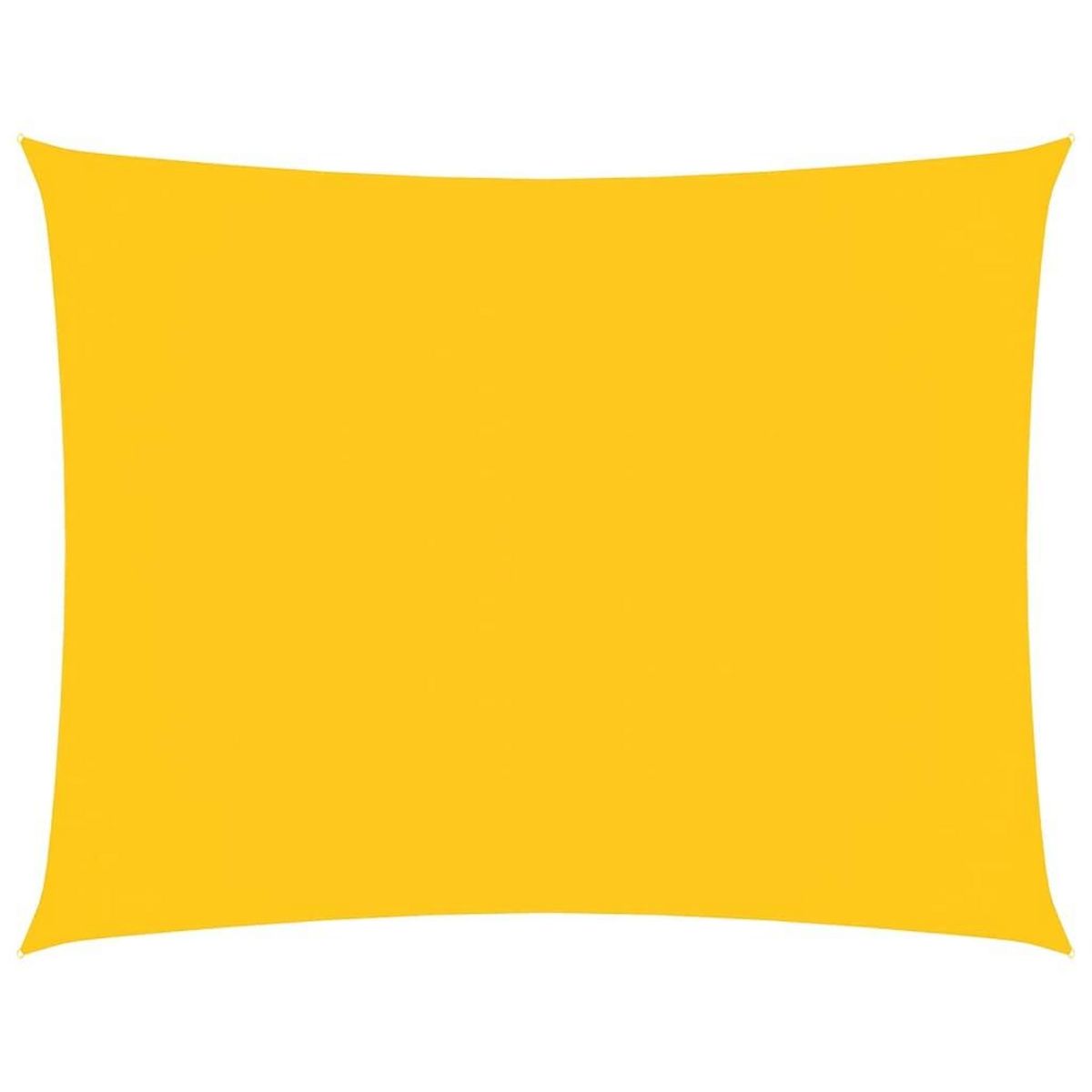 VIDAXL Voile de parasol tissu oxford rectangulaire 2,5x4 m jaune