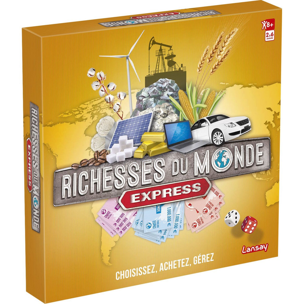 LANSAY Jeu Les richesses du monde express
