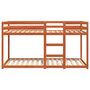 Voir la diapositive 4 : VIDAXL Lit superpose sans matelas cire marron 75x190 cm pin massif