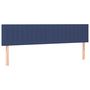 Voir la diapositive 2 : VIDAXL Tetes de lit 2 pcs Bleu 80x5x78/88 cm Tissu