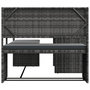 Voir la diapositive 4 : VIDAXL Canapé de jardin avec table et coussins en forme de L gris