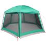 Voir la diapositive 3 : VIDAXL Tente piscine toit amovible parois maille vert d'eau 512x458 cm