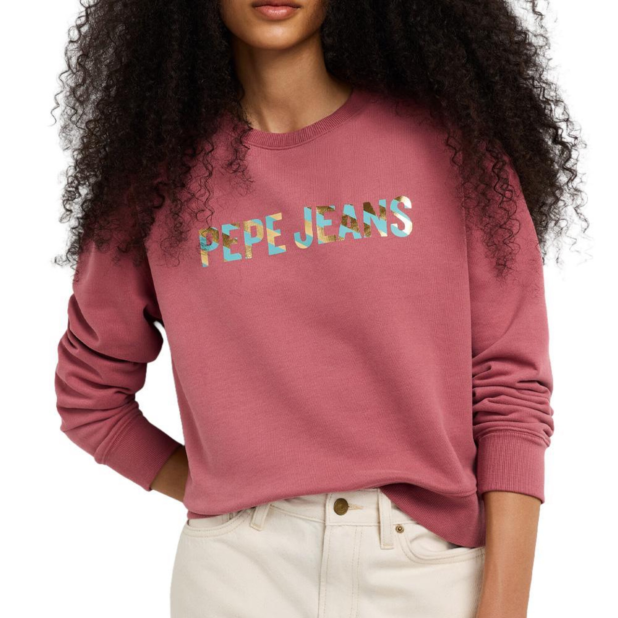 Pepe Jeans Sweat rose femme pepe jeans celeste mousse. Coloris disponibles : Rose