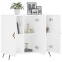 Voir la diapositive 4 : VIDAXL Buffet blanc 90x34x80 cm bois d'ingenierie