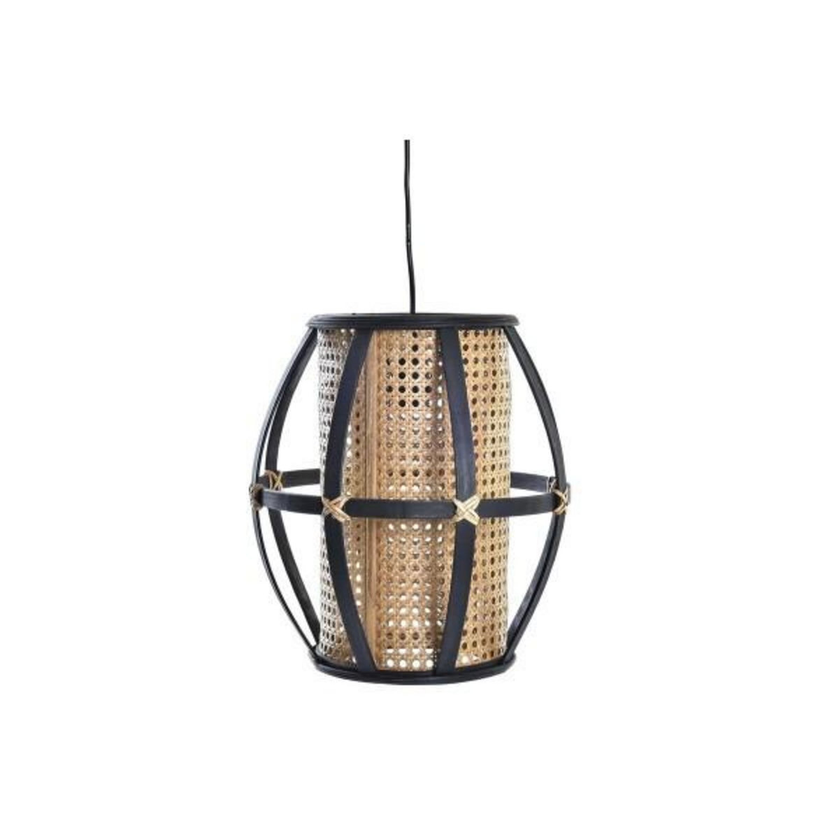 MARKET24 Suspension DKD Home Decor Noir Marron 220 V 50 W (34 x 34 x 35 cm)