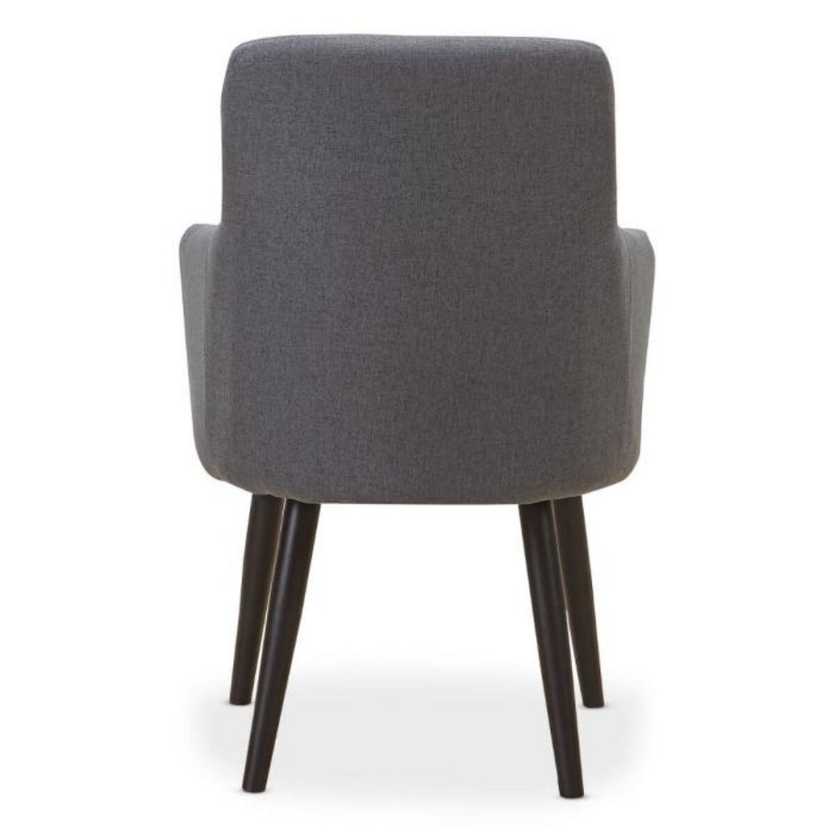 Paris Prix Lot de 2 Chaises en Tissu  Gitega  82cm Gris Foncé