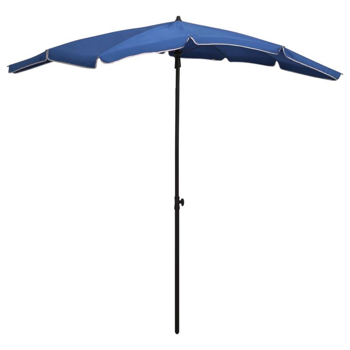 VIDAXL Parasol de jardin avec mat 200x130 cm bleu azure