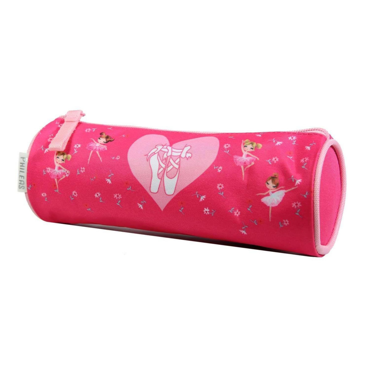 Bagtrotter BAGTROTTER Trousse scolaire ronde Phileas Danseuses Rose