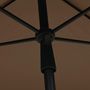 Voir la diapositive 5 : VIDAXL Parasol de jardin avec mat 210x140 cm Taupe
