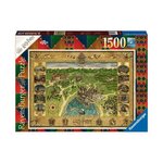 RAVENSBURGER Puzzle 1500 pièces Ravensburger Harry Potter La carte de Poudlard