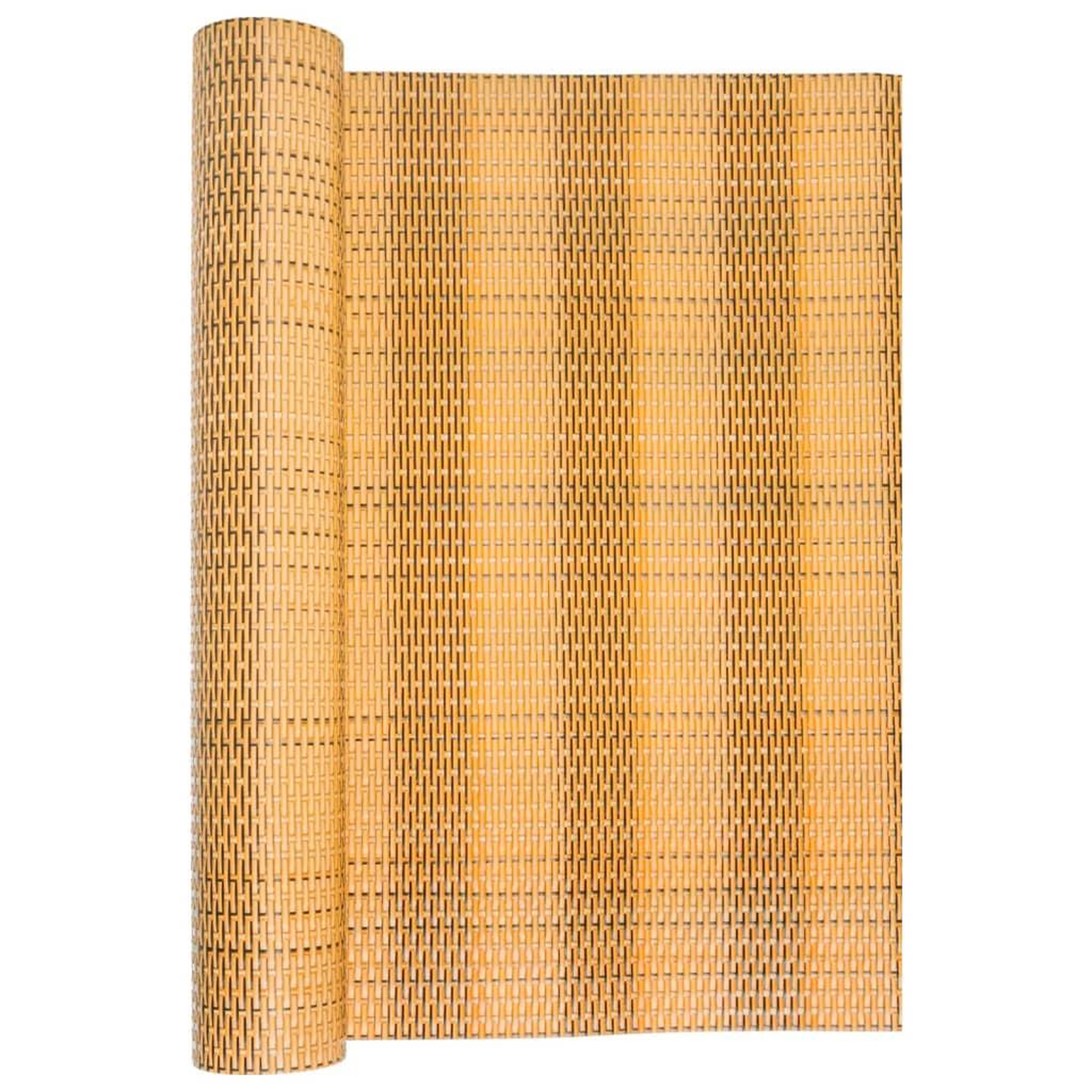 Voir la diapositive 3 : VIDAXL Paravent de balcon marron clair 1000x100 cm resine tressee