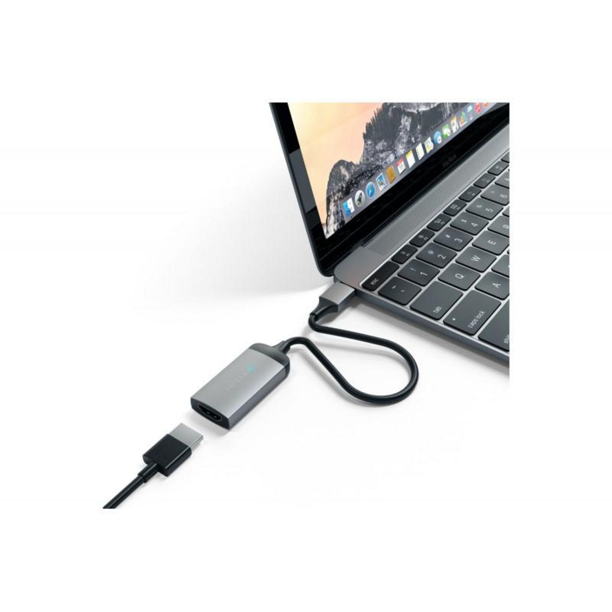 SATECHI Adaptateur Satechi USB Type C vers Ethernet RJ45 Gris sidéral