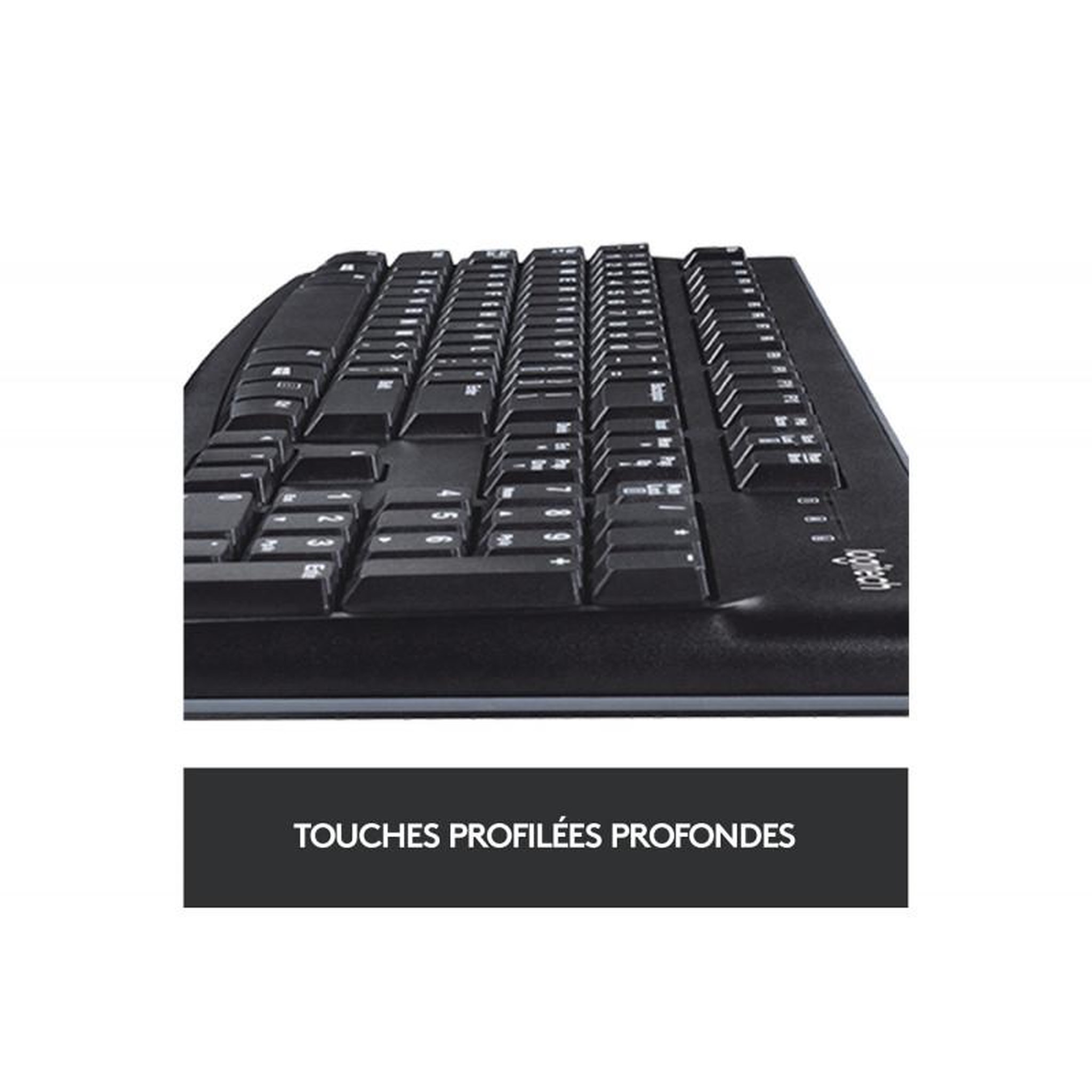 Voir la diapositive 6 : Logitech Clavier filaire k120 usb touches silencieuses