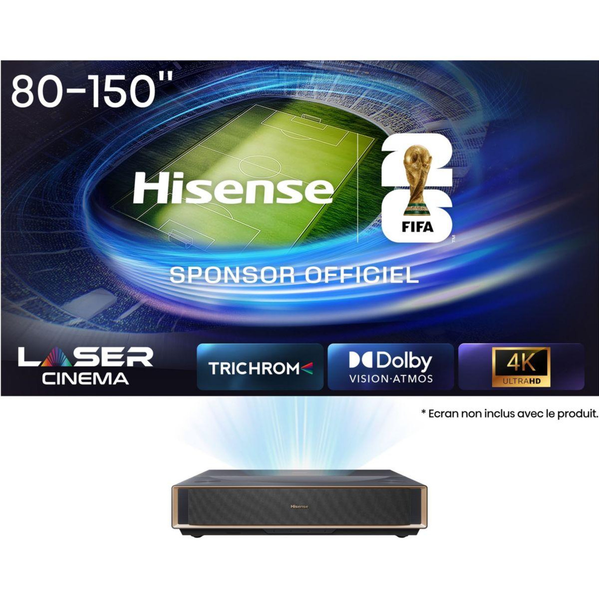 Hisense Vidéoprojecteur home cinéma laser cinema pt1