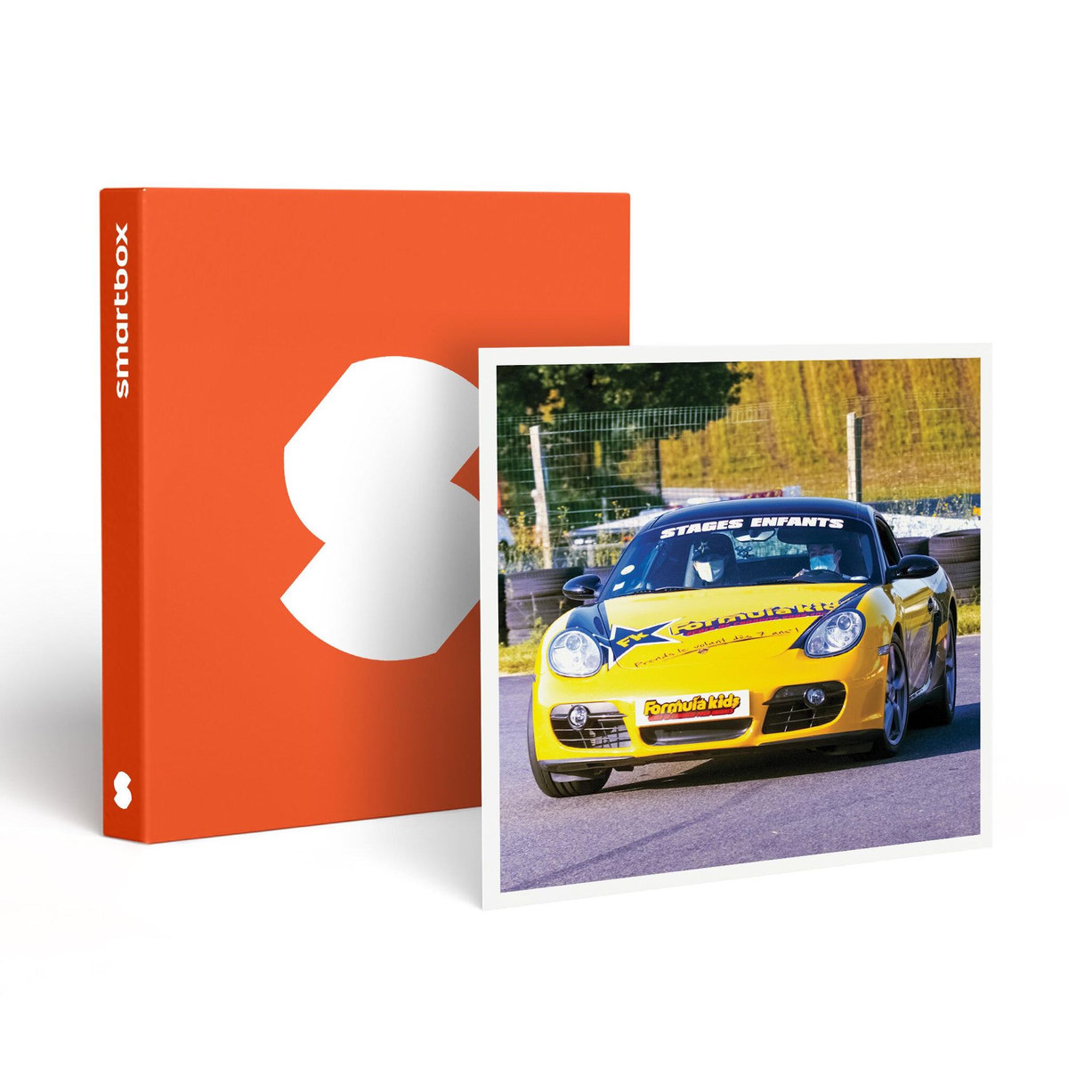 Smartbox Stage pilotage enfant : 3 tours de circuit au volant d'une Porsche Cayman - Coffret Cadeau Sport & Aventure