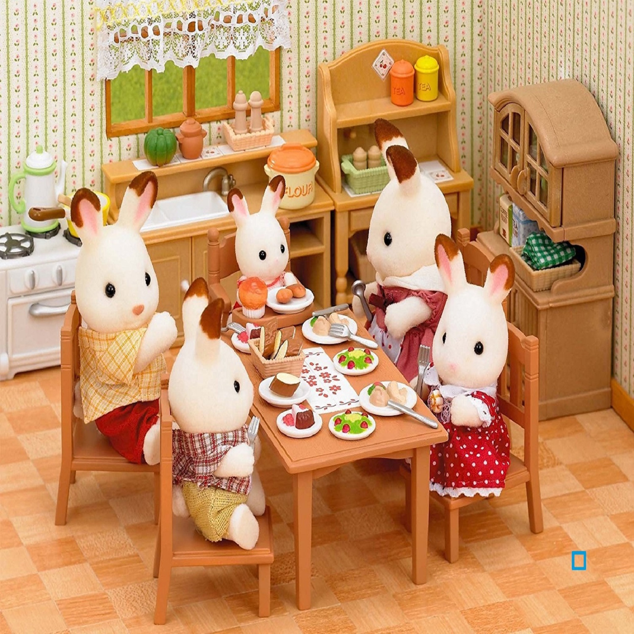 Voir la diapositive 3 : Sylvanian families 4506 La table de repas Sylvanian