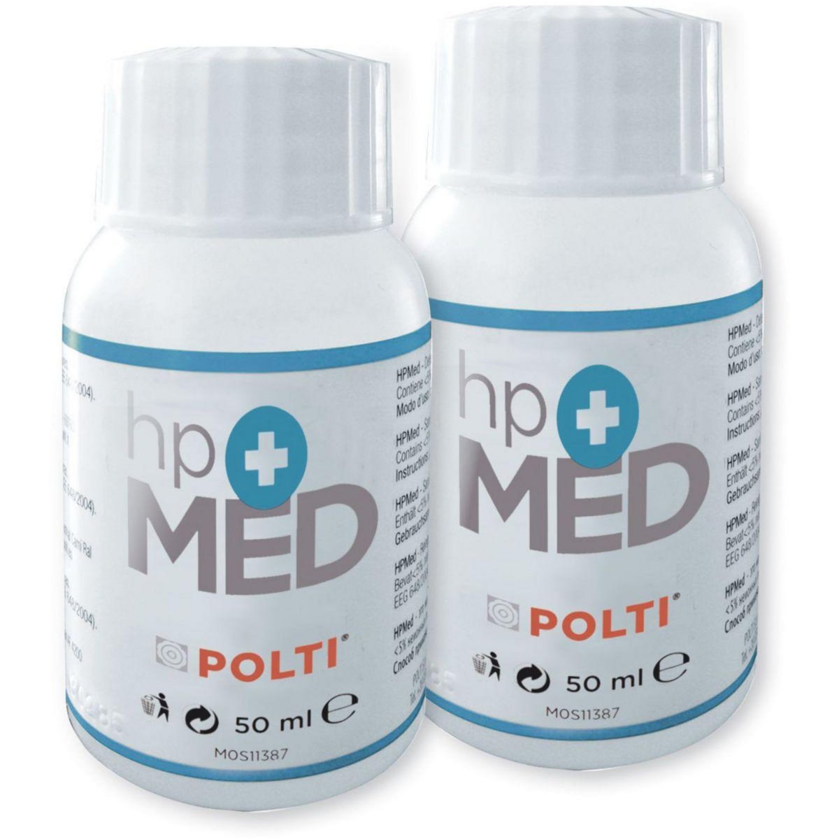 POLTI Détergent pour désinfecteur HPMed - 2 flacons de 50 ml