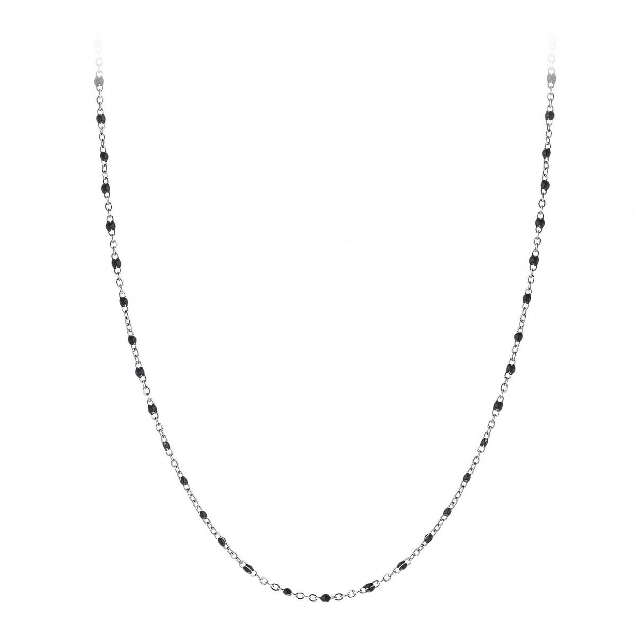 Voir la diapositive 3 : SC BOHEME Collier perles noires par SC Bohème