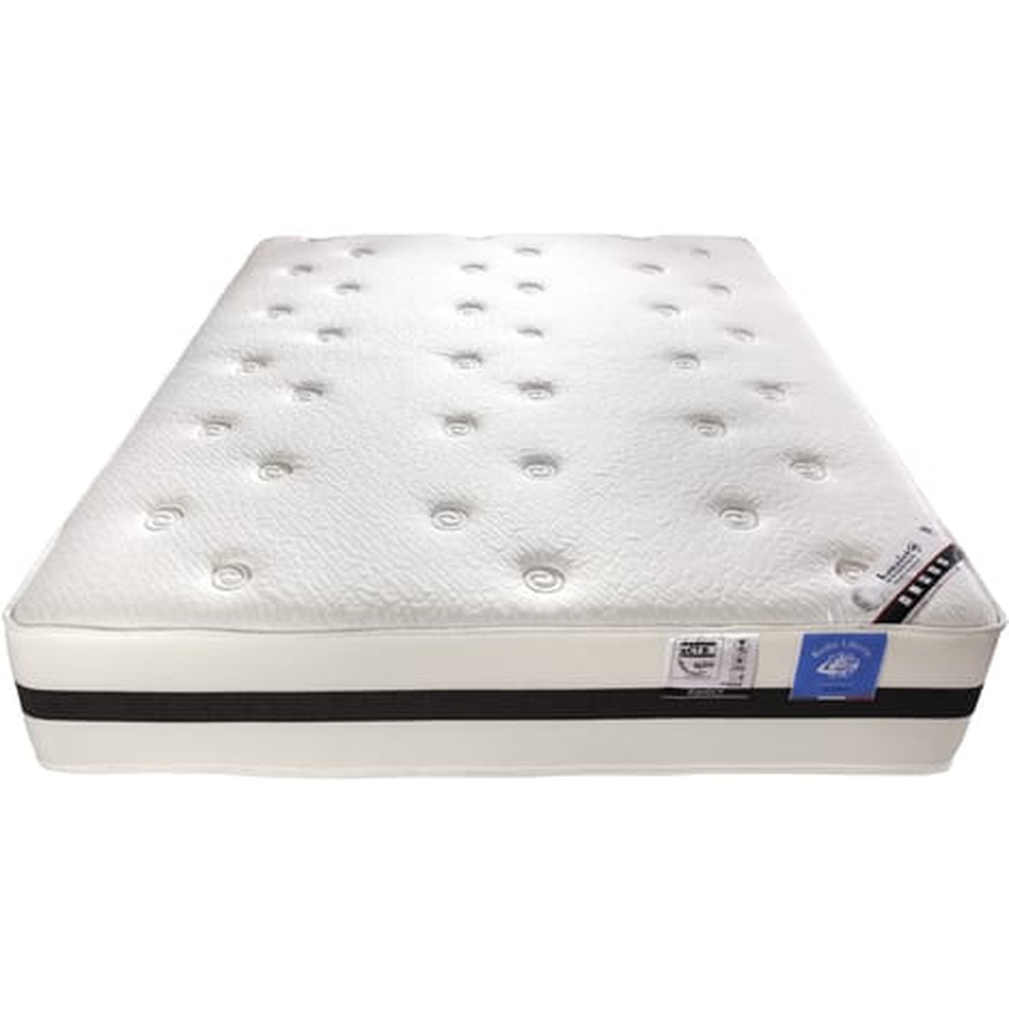 Voir la diapositive 3 : Ensemble matelas mousse + Sommier  ANDALOU 160x200 cm 