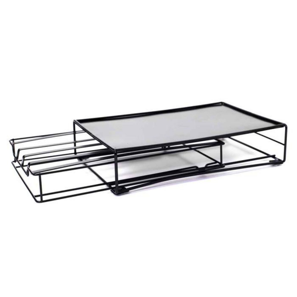 Paris Prix Tiroir Porte-Capsules Métal  Coffee  31cm Noir