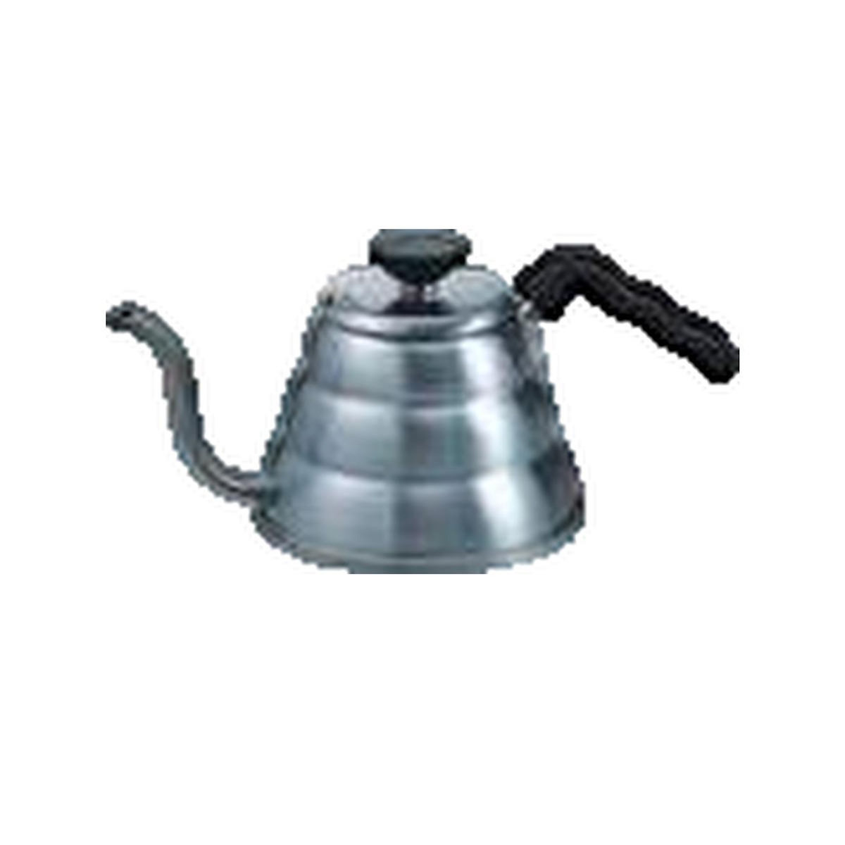 HARIO Bouilloire Hario Kettle V60 Buono 1L en acier inoxydable argenté brillant avec éléments noirs