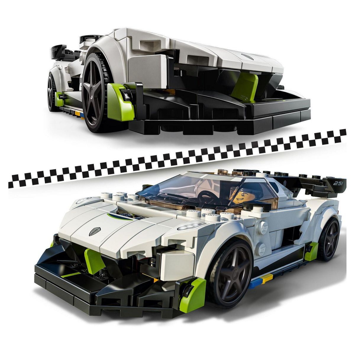 LEGO Speed Champions 76900 - Koenigsegg Jesko, Jouet voiture de course avec mini figurine de pilote en combinaison - pour enfants de 6 ans et plus