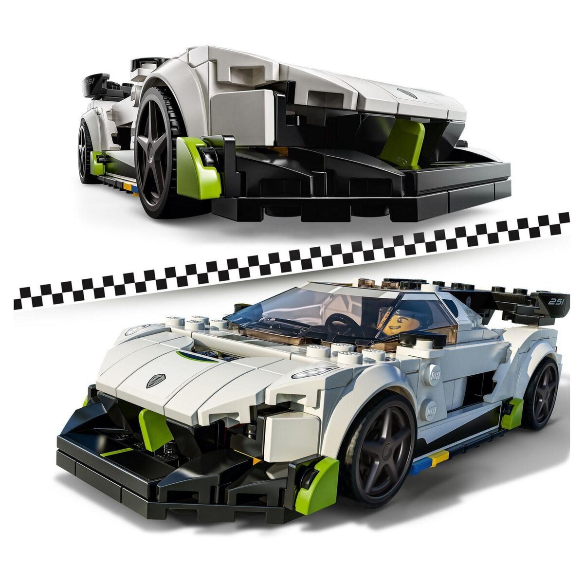 LEGO Speed Champions 76900 - Koenigsegg Jesko, Jouet voiture de course avec mini figurine de pilote en combinaison - pour enfants de 6 ans et plus