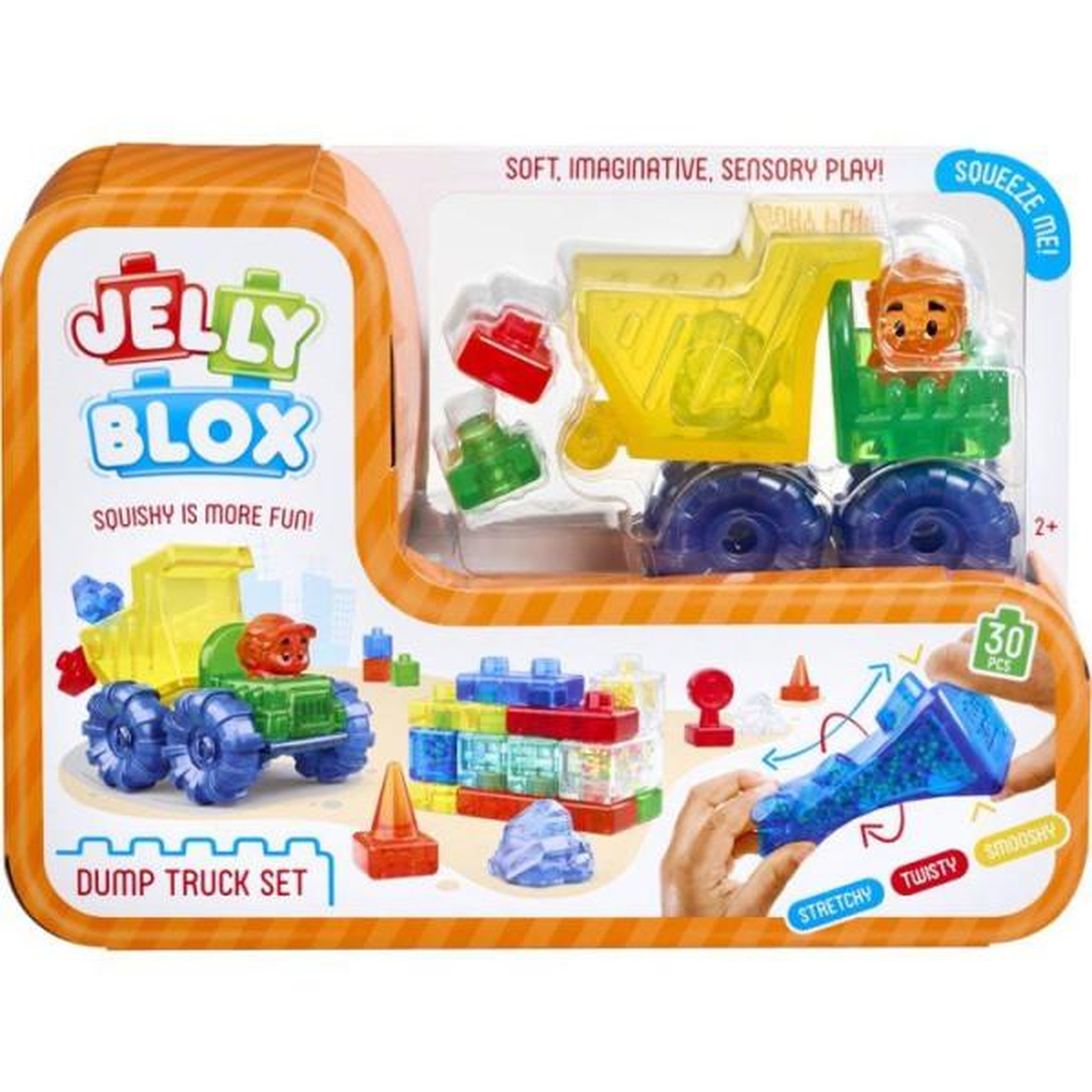 Voir la diapositive 4 : GOLIATH Jelly Blox Dump Truck - blocs sensoriels - GOLIATH - véhicule construction - des 6 mois