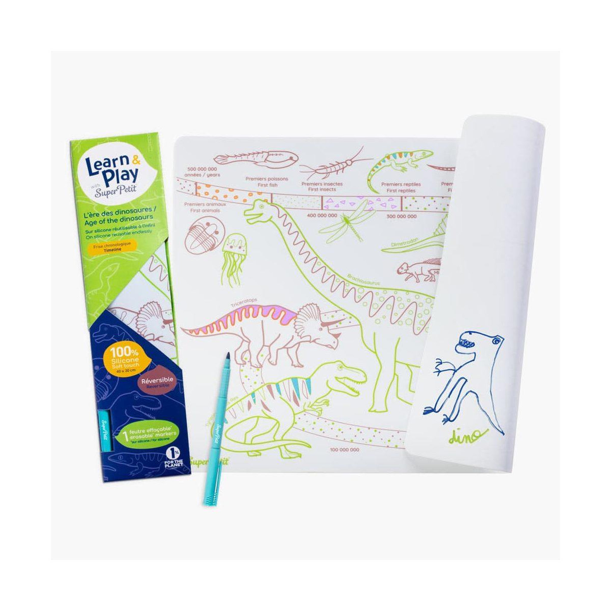 SUPER PETIT Ere des dinosaures a colorier