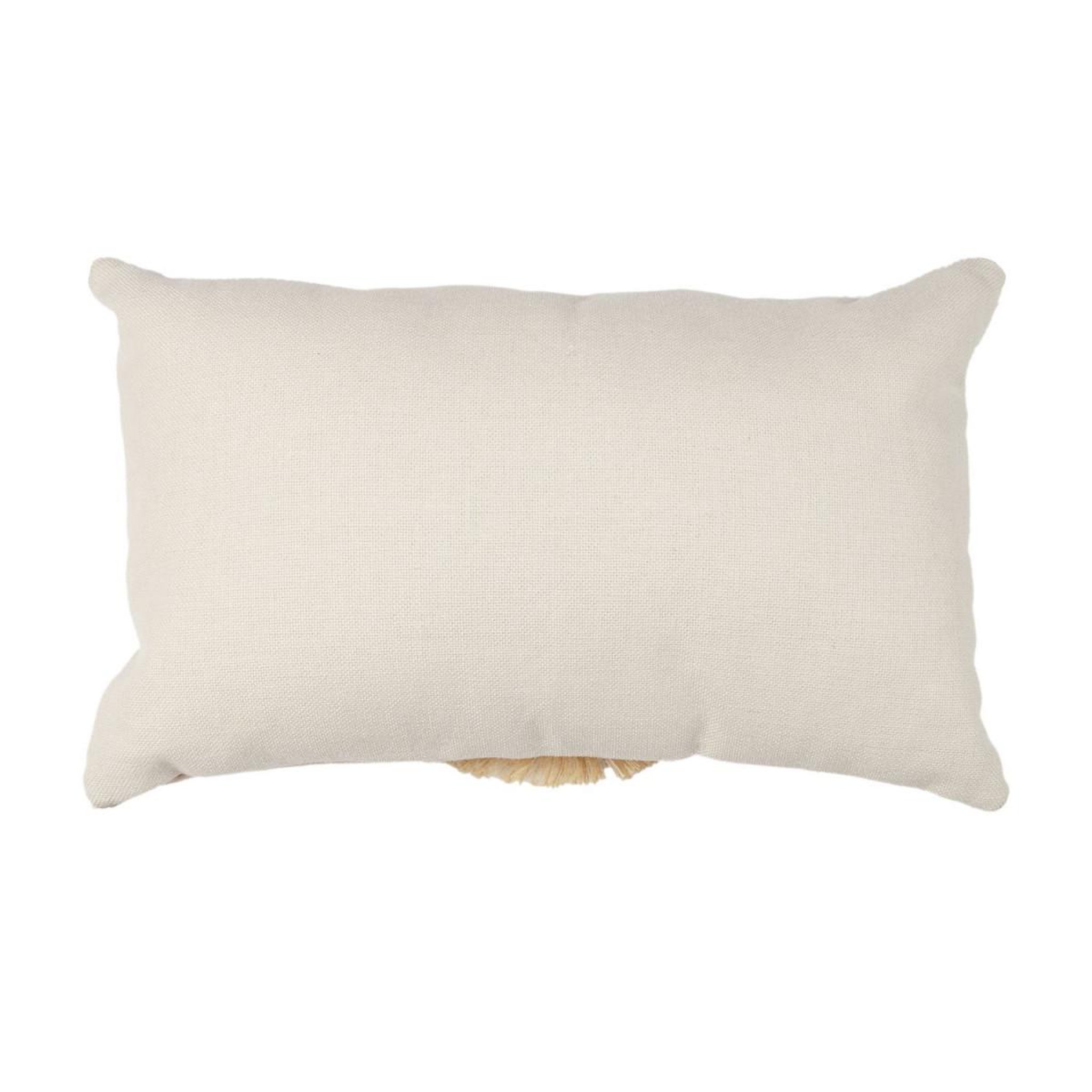 Voir la diapositive 2 : The Home Deco Factory Coussin Déco Bouclette  Crush  30x50cm Beige