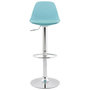 Voir la diapositive 2 : Paris Prix Tabouret de Bar  Queen  81-104cm Bleu