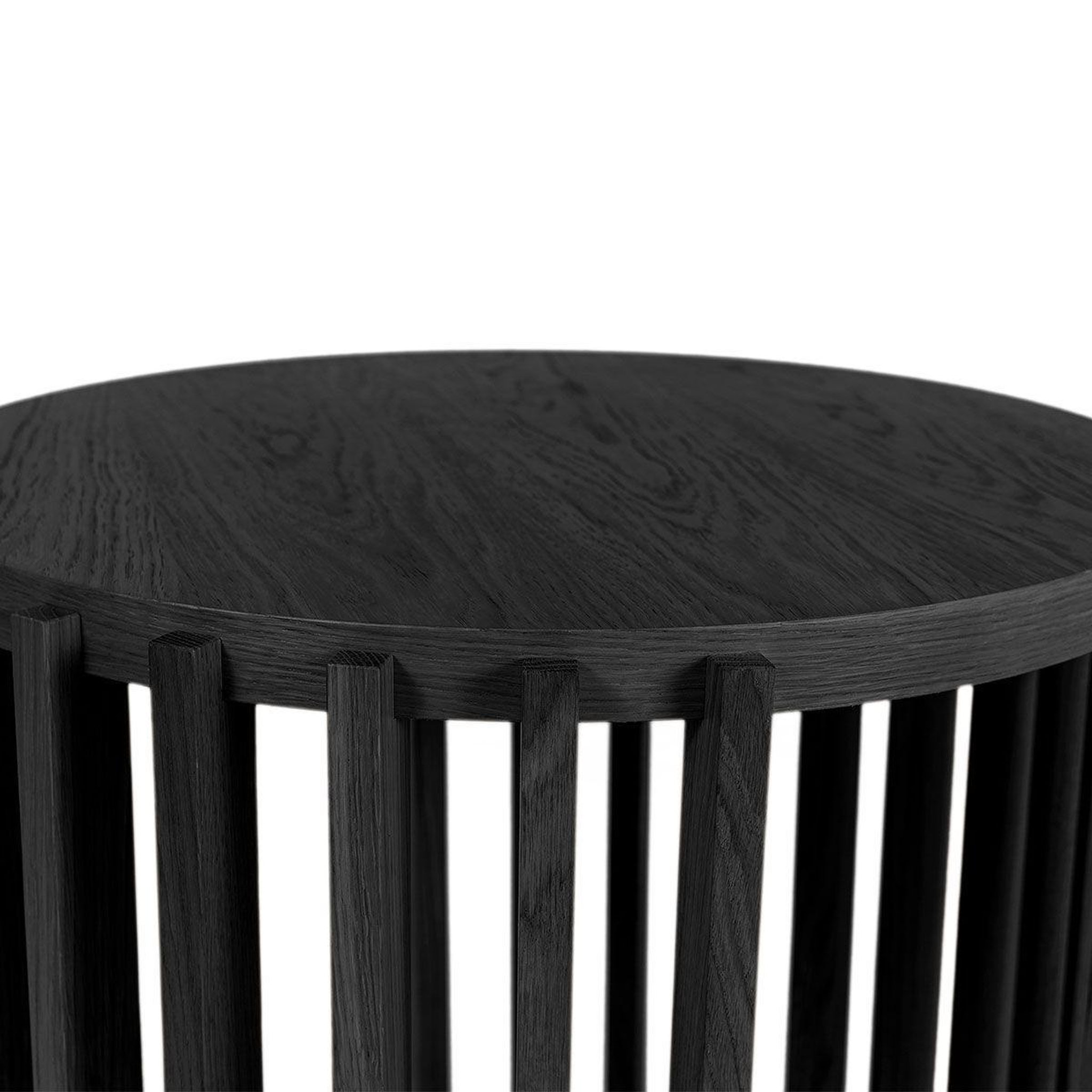 Voir la diapositive 4 : Paris Prix Table d'appoint design  drume  58cm noir