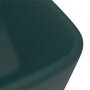 VIDAXL Lavabo de luxe Vert fonce mat 41x30x12 cm Ceramique