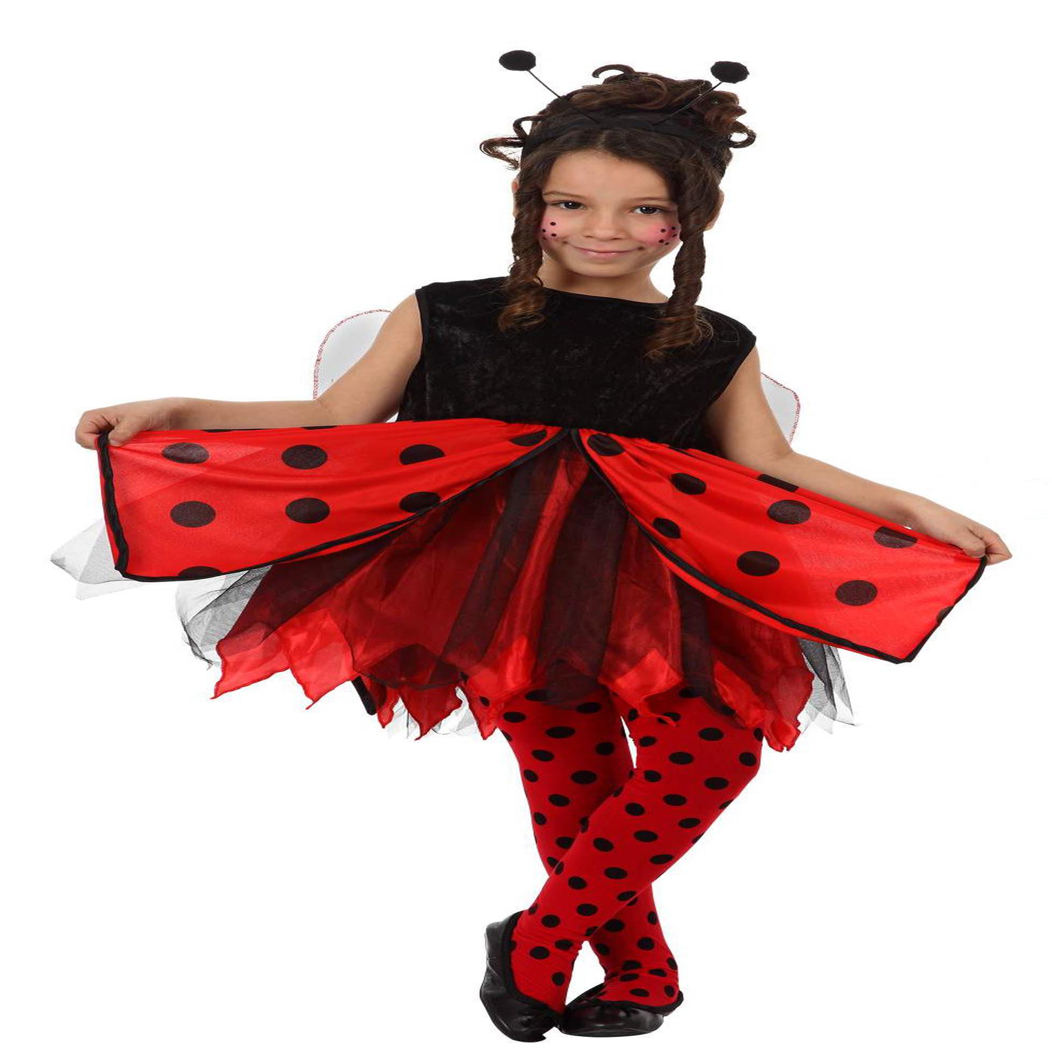 ATOSA Déguisement de Coco la Coccinelle - 7/9 ans (122 à 134 cm)