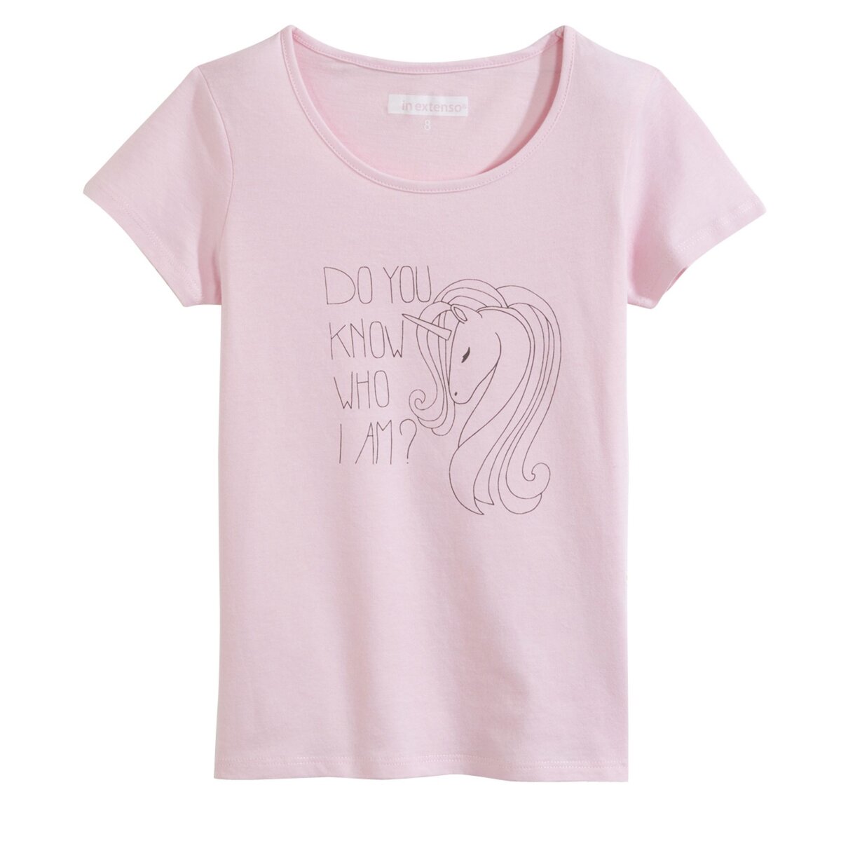 INEXTENSO T-shirt licorne manches courtes fille 