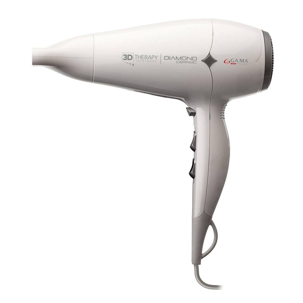 Gama GA.MA Diamond Caramic Ion sèche-cheveux 2200 W Blanc
