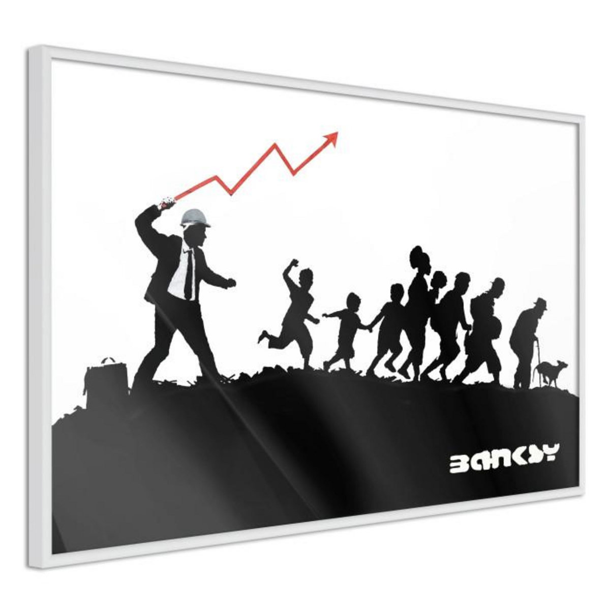 Paris Prix Affiche Murale Encadrée  Banksy The Whip