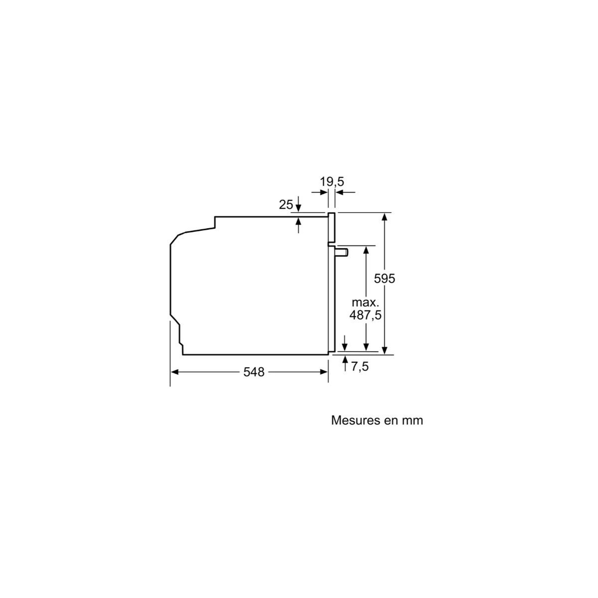 Voir la diapositive 6 : Neff Four intégrable combi vapeur 71l 60cm pyrolyse - b6avh7an3f