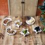 Voir la diapositive 4 : Paris Prix Service Apéritif 6 Pièces  Étoiles & Lunes  11cm Blanc