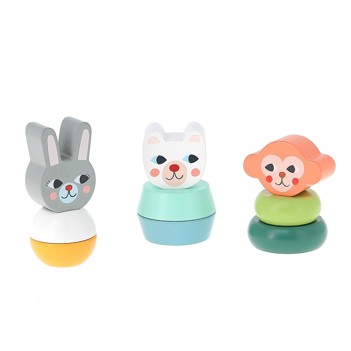 Vilac Jouet d eveil en bois Lapinou - Michelle Carlslund