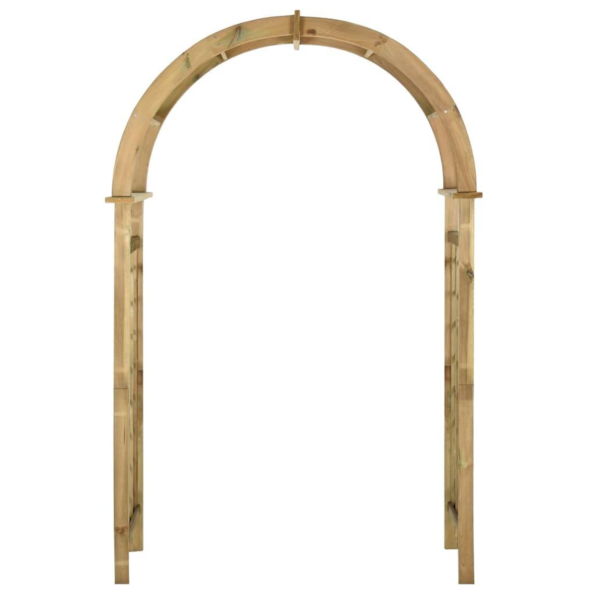 Voir la diapositive 2 : VIDAXL Arche avec treillis bois de pin vert impregne