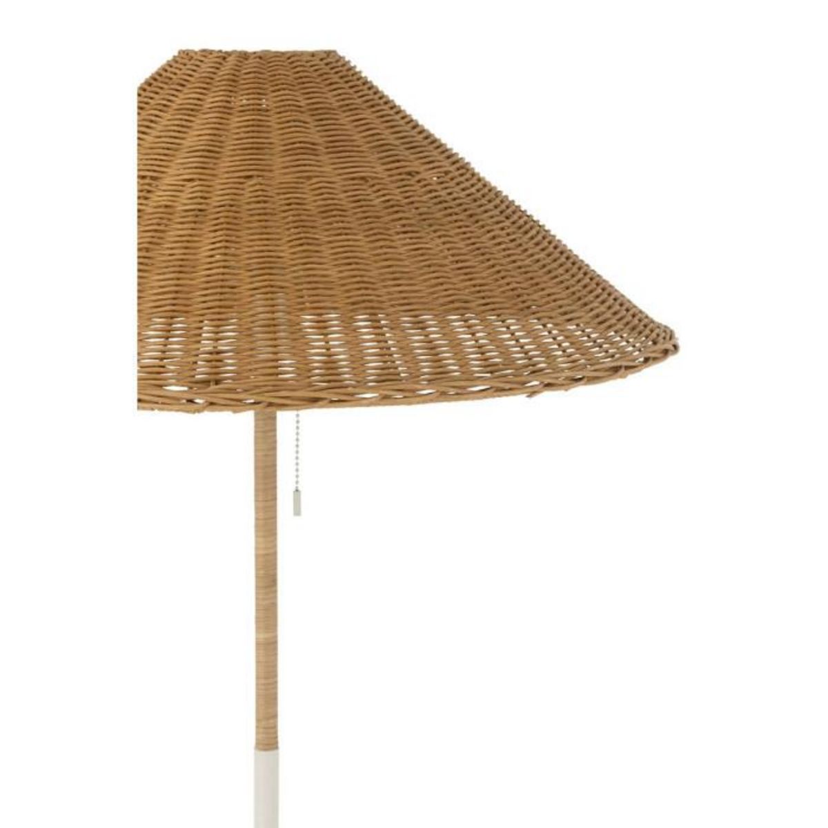 Paris Prix Lampadaire en Rotin  Preston  154cm Naturel & Blanc